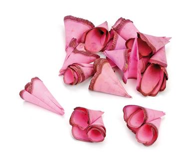 Natural Curly Wooden Flowers, Pink (20g)