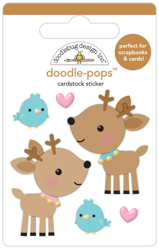 Doodlebug Love You Deerly Doodle-Pops (7913)