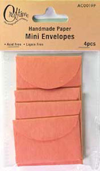 Card Connection - Mini Envelopes - Peach