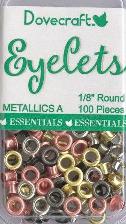 Dovecraft Eyelets - Metallic A