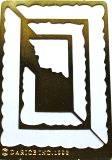 Brass Embossing Stencil - Frames