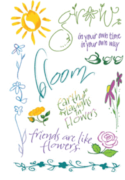 Clear Expressions - Garden of Wishes (14 Stamps)
