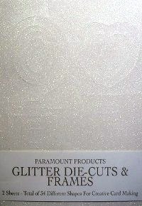 Glitter Die-Cuts - Vanilla (Two Sheets)