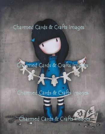 Gorjuss Rubber Stamps - I found my family in a book