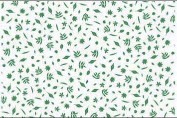 Background Paper - Leaves Green on White 