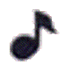 1" Punch - Musical Note