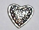 Heart Eyelets - Silver