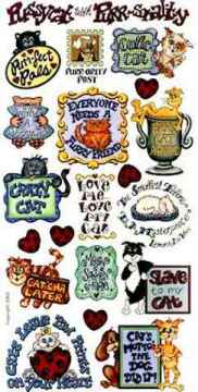 Heartwarming Stickers - Cat Lovers