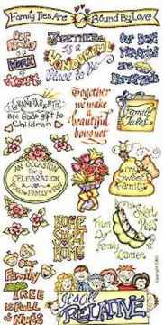 Heartwarming Stickers - Family Ties