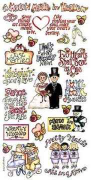 Heartwarming Stickers - Wedding Day