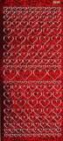 Hologram Peel-Off Stickers - Hearts (Red)