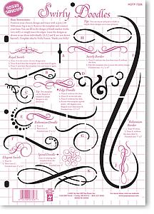 Hot Off The Press Templates - Swirly Doodles
