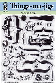 Hot Off The Press Acrylic Stamps - Thinga-Ma-Jigs