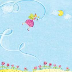 Carol Wilson Fairy Princess - Glitter Embossed Paper (SCP 144-A )