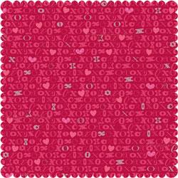 K&Co Sweet Talk SPECIALITY Paper - Hugs and Kisses Die-Cut Frothed