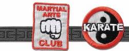 Karen Foster Karate Twill Tape & Patches