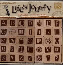 Life's Journey Alphabet Stamps