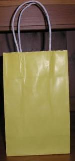 Kraft Bag - Small  8.25" - Daffodil