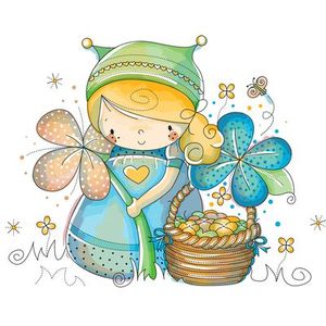 Rachelle Anne Miller Clear Stamps - Picking Flowers