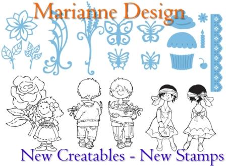 Marianne Designs Creatables and stamps