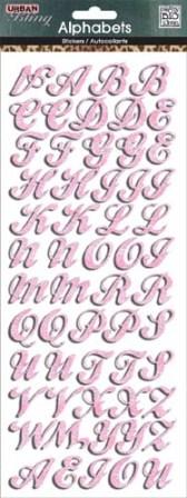 MAMBI Urban Bling - Turquoise Glitter Alphabet