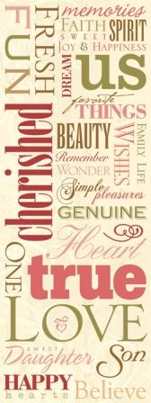 K&Co CK McKenna Word Rub-ons