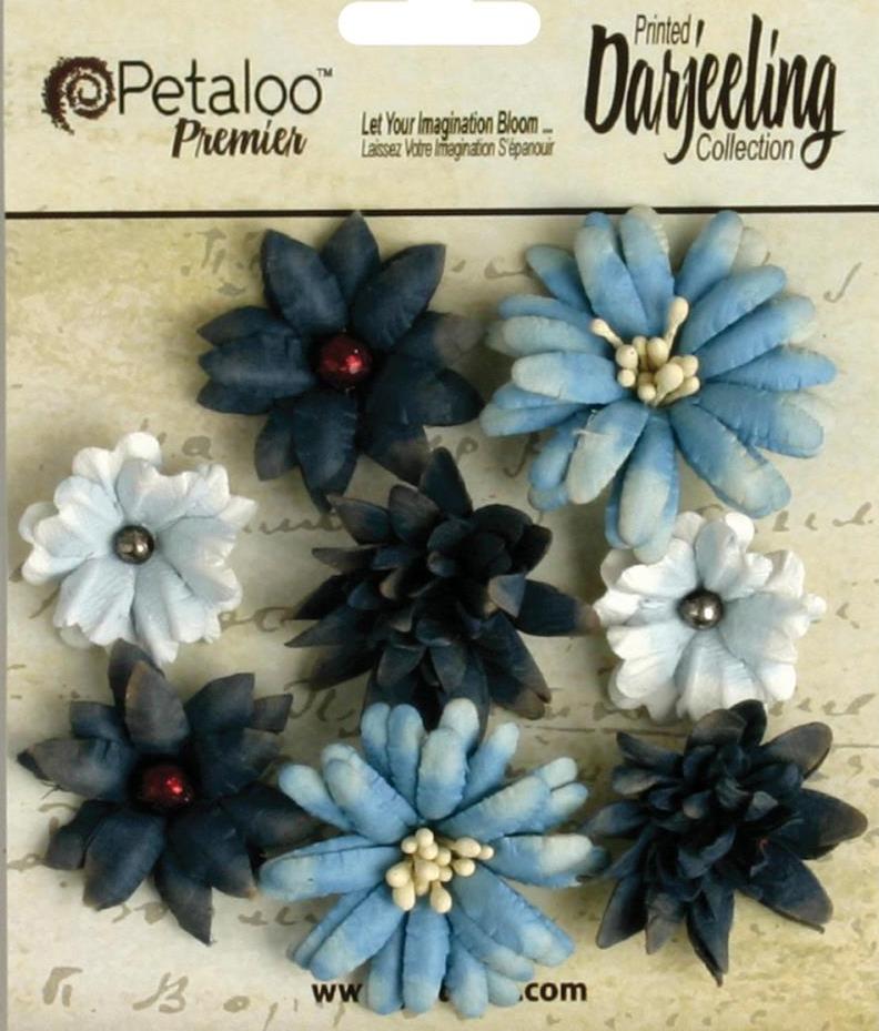Petaloo Darjeeling Teastained Mini Mix BLUES
