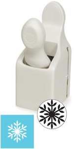 Martha Stewart Glacial Snowflake Med Punch