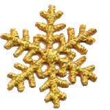 Christmas Motifs - Snowflake Gold