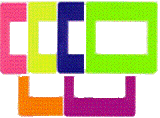 Slide Mounts -  Neon Colours
