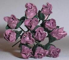 Paper Flowers - Petite Rose Mulberry