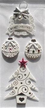 3D Decorative - White Christmas (CMS35)