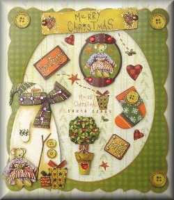 Handmade Dec Xmas L/P  -  Green Country Christmas (7079)
