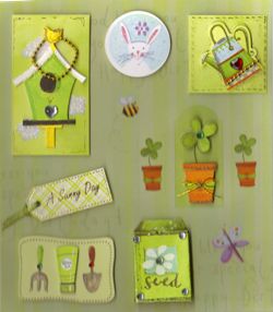 Handmade Dec Everyday L/P - Assorted Green Garden # 1