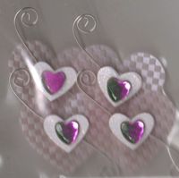 Handmade Everyday S/D - Pink Jewel Vellum Hearts