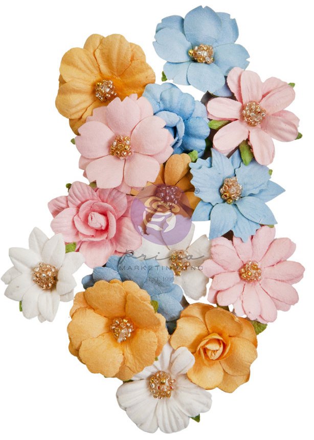 Prima Spring Abstract Flowers Spring Notes (15pcs) (663650)