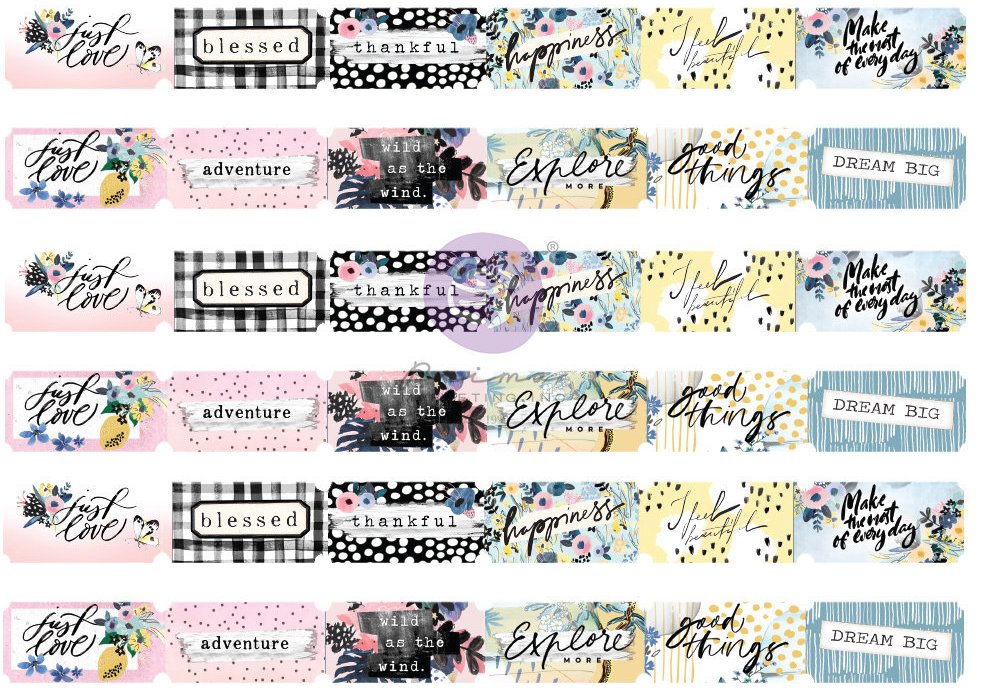 Prima Spring Abstract Tickets (36pcs) (661601)