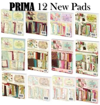 Prima 6x6 and new A4 size paper pads.
