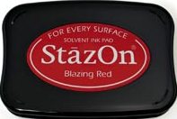 StazOn Ink Pads - Blazing Red