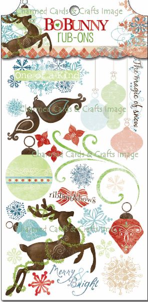Bo Bunny Blitzen Rub-Ons