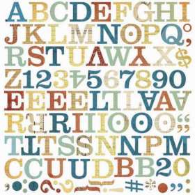 Basic Grey Recess Middleset Mini Monograms