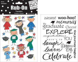 MamBi Rub-Ons - Graduation