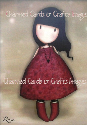 Gorjuss Rubber Stamps - Rose