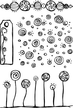 PaperArtsy Swirls & Curls #2