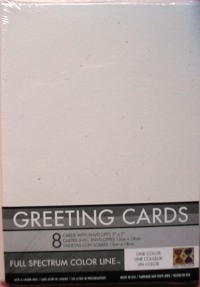 5 x 7 Single Fold - White Speck