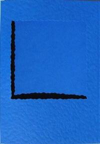 Aperture  Cards -  Deckled Square Blue (5)