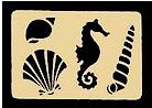 Brass Embossing Stencil - Shells