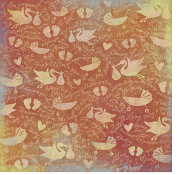 Karen Foster Maternity Collection -  Storks Paper