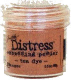 TH Distress Embossing Powder - Tea Dye