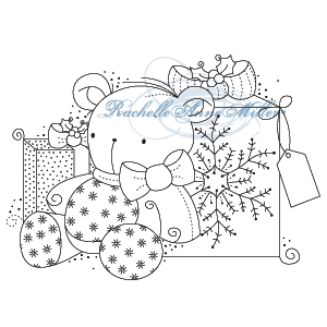 Rachelle Anne Miller Clear Stamps - Teddy Bear